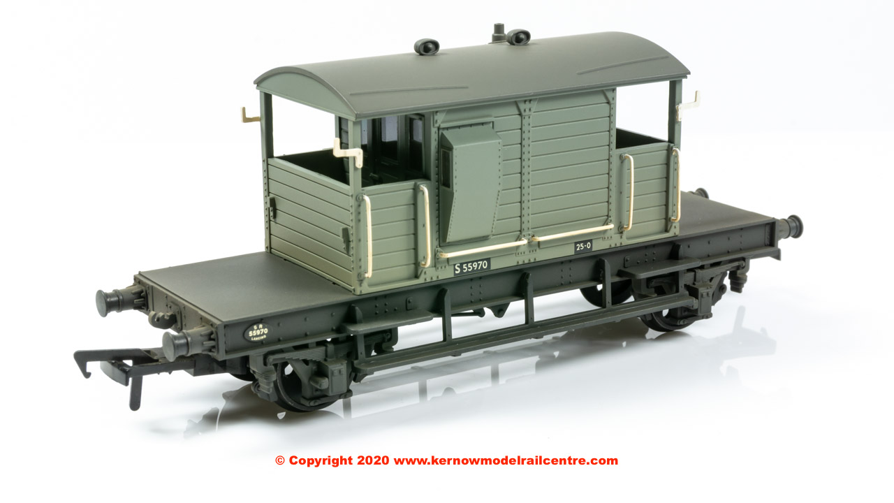 38401B Bachmann SR 25T 'Pill Box' Brake Van LeftHand Duckets